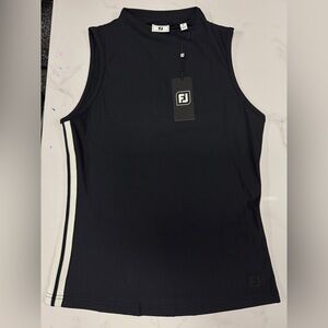 FootJoy - Women’s Small - Black Sleeveless Funnel Neck - NEW